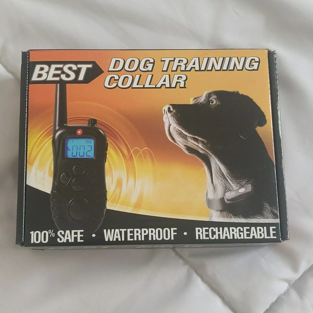 Dog training collar